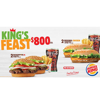 "Combo (Burger King) - Click here to View more details about this Product